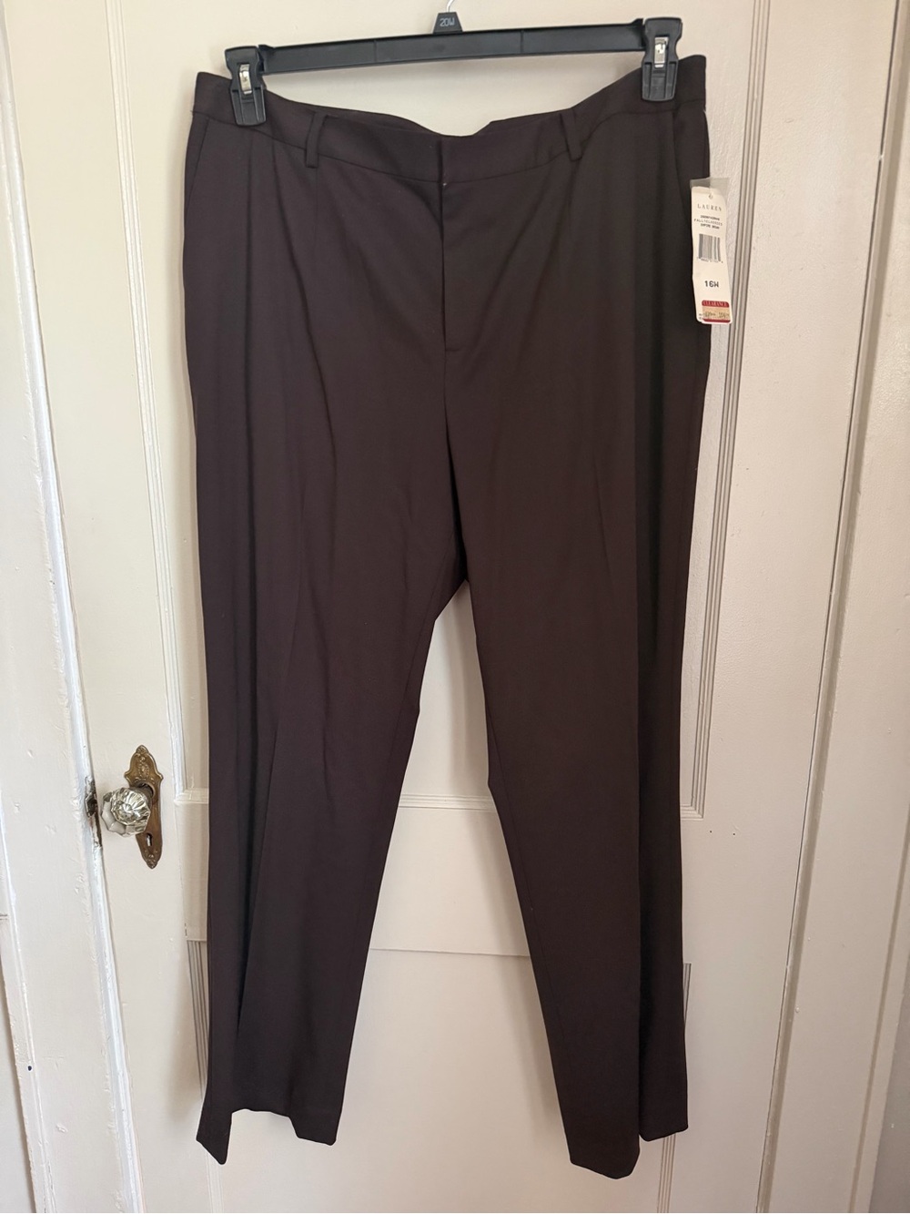 NWT - Lauren Ralph Lauren Brown Womens Dress Pants